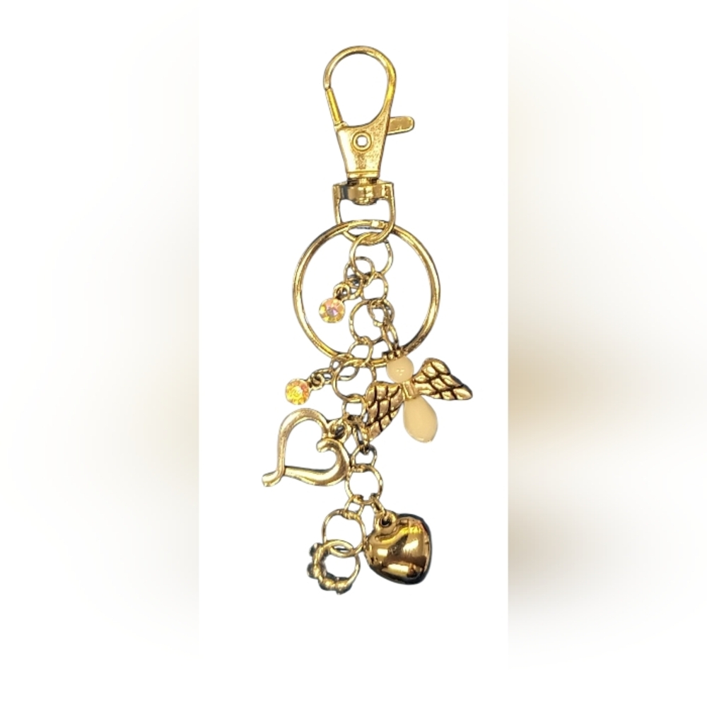 Gold Angel Charm Bracelet